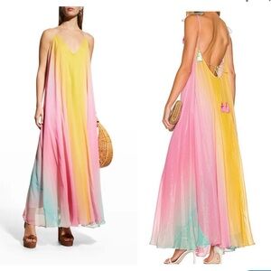 ROCOCO SAND
Sleeveless Open-Back Maxi Dress
Size Medium
Multicolor ombré